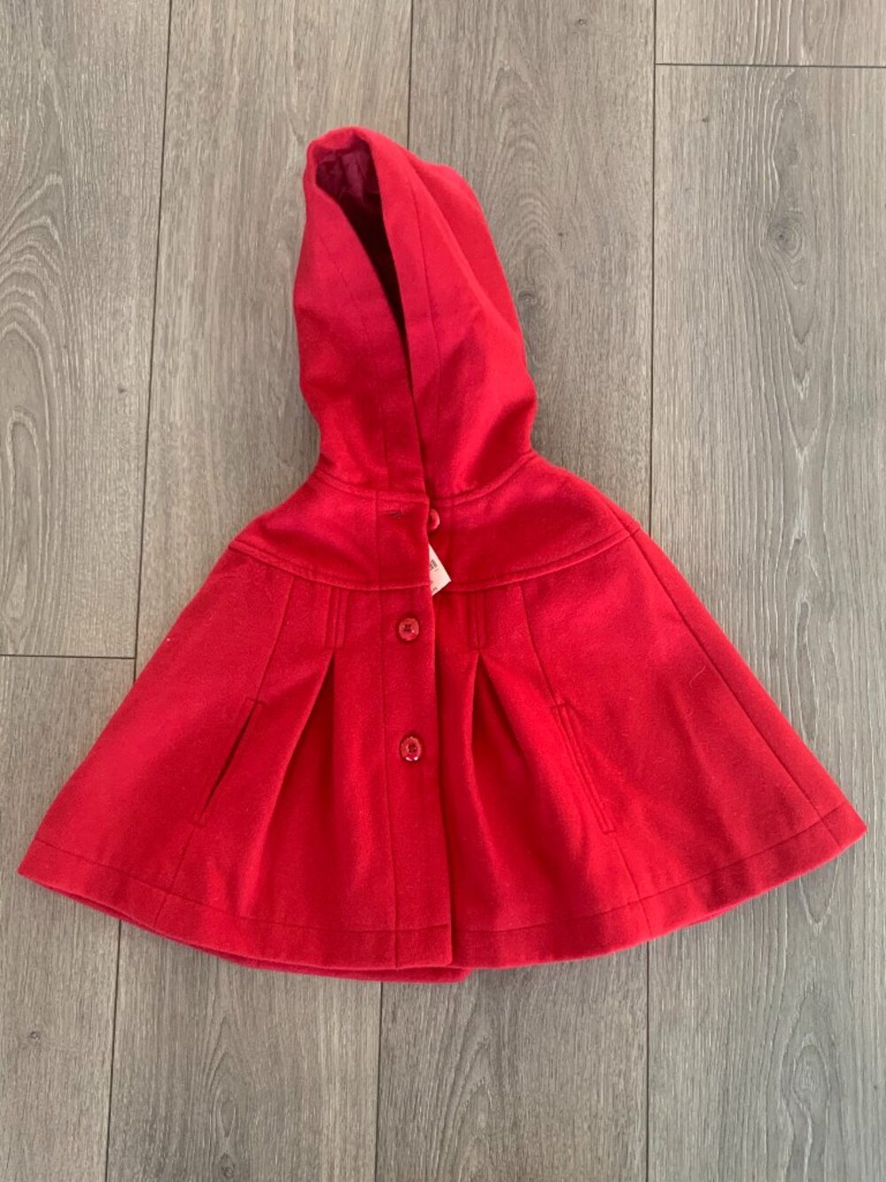 NWT Gymboree Red Cape Coat Girls Toddler 18-24 mo